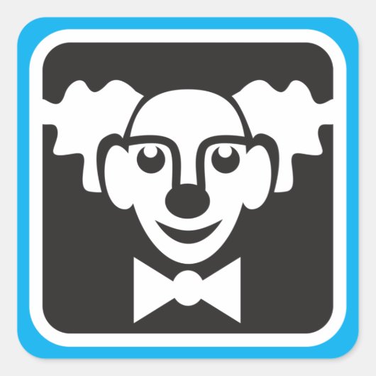 Circus Clown Symbol Stickers (Vorderseite)