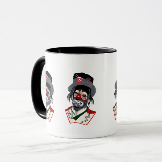 Circus Clown Tasse (Vorderseite Links)