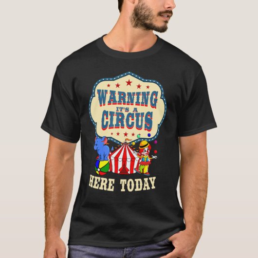 Circus Clowns Darbietung T-Shirt (Vorderseite)
