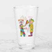 Circus Clowns Glas (Rückseite)