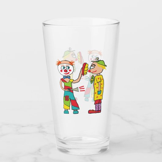 Circus Clowns Glas (Vorderseite)