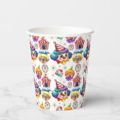 Circus-Clowns Pappbecher (Rückseite)