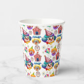 Circus-Clowns Pappbecher (Links)