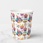 Circus-Clowns Pappbecher (Rechts)