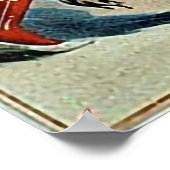 Circus Clowns Vintag Art Poster (Ecke)