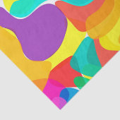 Circus Colors Chaos Abstrakt Art Muster Seidenpapier (Detail)