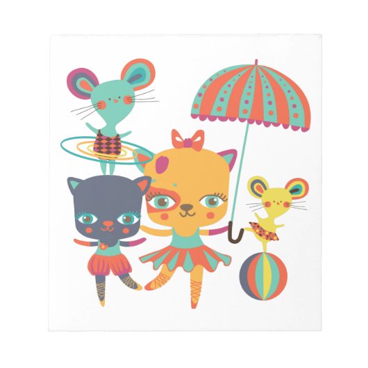 Circus Cuties Notizblock (Vorderseite)