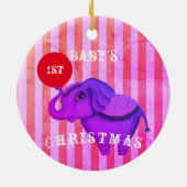 Circus Elephant (1. Baby) Keramik Ornament (Hinten)