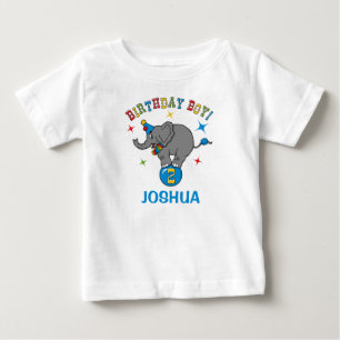 Circus Elephant 2. Geburtstag Baby T-shirt