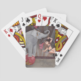 Circus Elephant Acrobat Playing Card Spielkarten