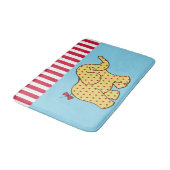 Circus Elephant Bath Mat Badematte (Schrägansicht)