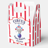 Circus Elephant Birthday Geschenkschachtel (Geöffnet)