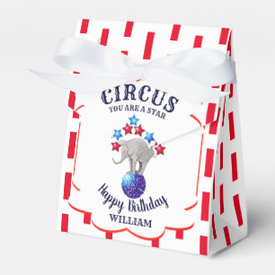 Circus Elephant Birthday Geschenkschachtel