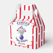 Circus Elephant Birthday Geschenkschachtel (Vorderseite)