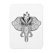 Circus Elephant Doodle Magnet (Vertikal)