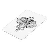 Circus Elephant Doodle Magnet (Linke Seite)