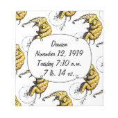 Circus Elephant Gifts Notizblock (Vorderseite)