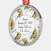 Circus Elephant Gifts Ornament Aus Metall (Links)