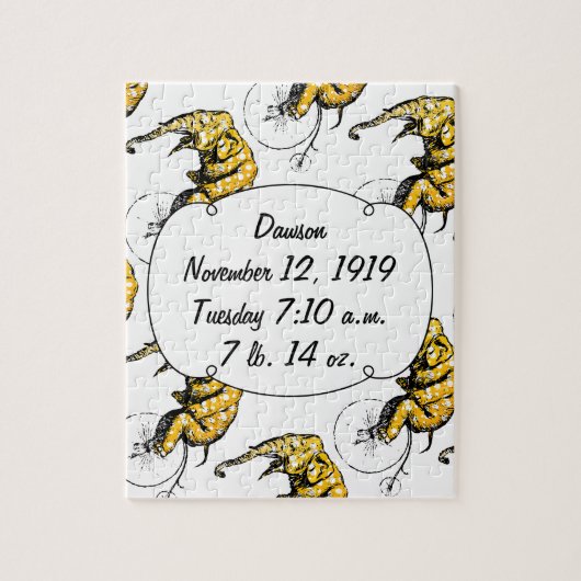 Circus Elephant Gifts Puzzle (Vertikal)