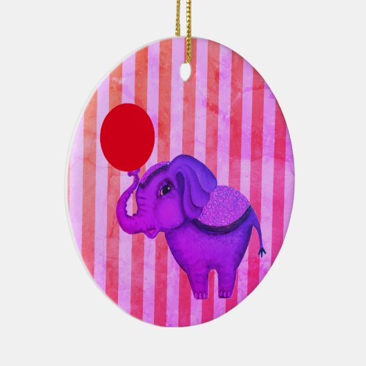 Circus Elephant Keramik Ornament (Rechts)