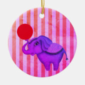 Circus Elephant Keramik Ornament (Vorne)