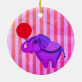 Circus Elephant Keramik Ornament (Hinten)