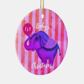 Circus Elephant Keramik Ornament (Rechts)