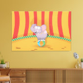 Circus Elephant Leinwanddruck (Insitu (Wohnzimmer))