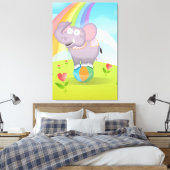 Circus Elephant Leinwanddruck (Insitu (Schlafzimmer))