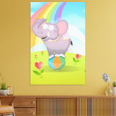 Circus Elephant Leinwanddruck (Insitu (Wohnzimmer))