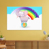 Circus Elephant Leinwanddruck (Insitu (Wohnzimmer))