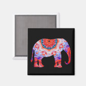 Circus Elephant Magnet (Vorderseite/Rückseite)