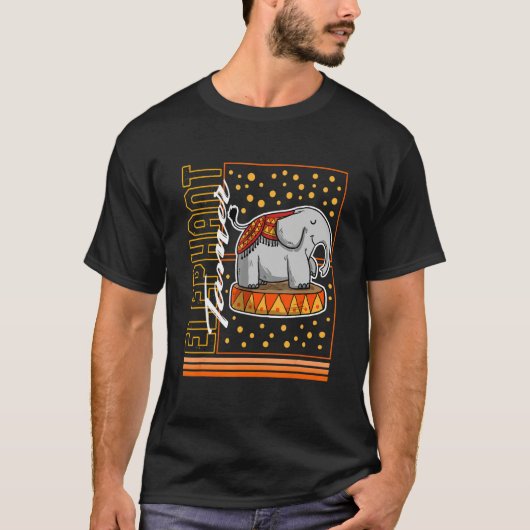 Circus Elephant Tamer Cute Elephant  Circus Staff  T-Shirt (Vorderseite)