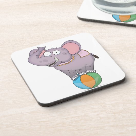 Circus Elephant Untersetzer (Linke Seite)