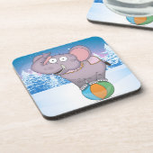 Circus Elephant Untersetzer (Linke Seite)
