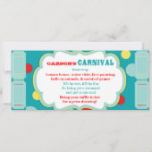 Circus Elephant zum Geburtstag Einladung (Rückseite)