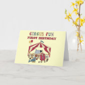 Circus Erste Geburtstagsgeschenke und Geschenke Karte (Gelbe Blume)