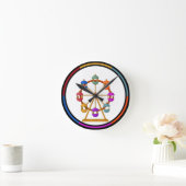 Circus Ferris wheel Wall Clock Runde Wanduhr (Zuhause)