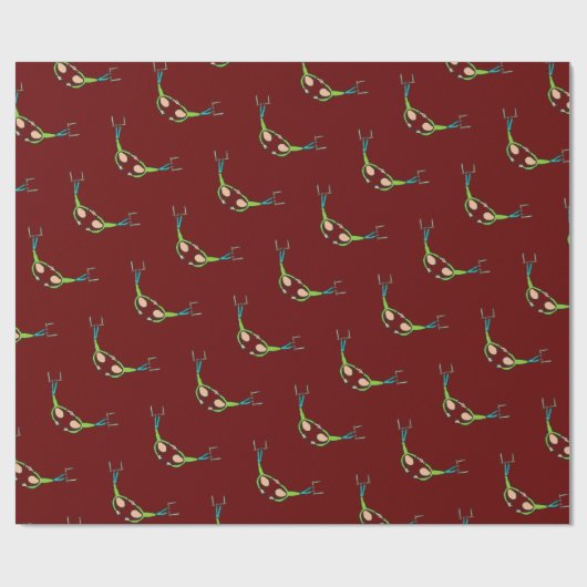 Circus Flying Trapeze Geschenkpapier (Flach)