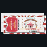 Circus Geburtstagseinladung Vintage Karnevalskarte Einladung<br><div class="desc">Circus Geburtstagseinladung Vintager Karneval laden zum Kinderzettel ein. Kommen Sie mit dieser niedlichen Einladung zum Geburtstag von Jungs und Mädels Kindergeburtstag Party mit roten, großen Top, Elefanten, Baloons, Kaninchen in Hut und etwas Zirkusdekoration. Editieren Sie diese einfach zu bedienende Vorlage einfach im Menü Personalisieren, um sie ganz besonders zu machen....</div>