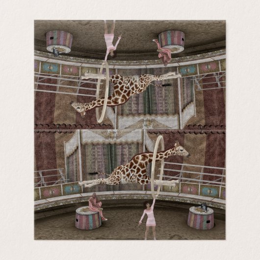 Circus Giraffe (Außenseite Aufgefaltet)