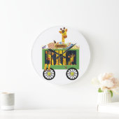 Circus Giraffe Große Wanduhr (Zuhause)