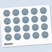 Circus Giraffe Student Reward Blue Sticker