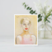 Circus girl, Helene Schjerfbeck Postkarte (Stehend Vorderseite)
