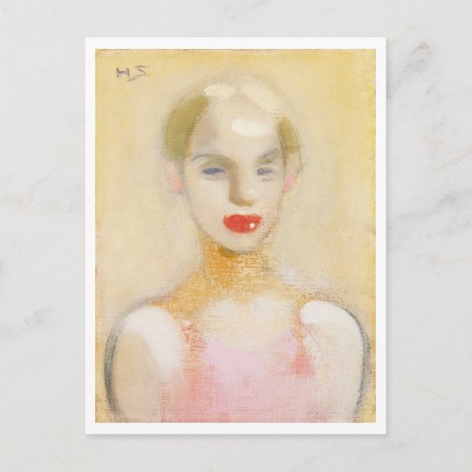 Circus girl, Helene Schjerfbeck Postkarte (Vorderseite)