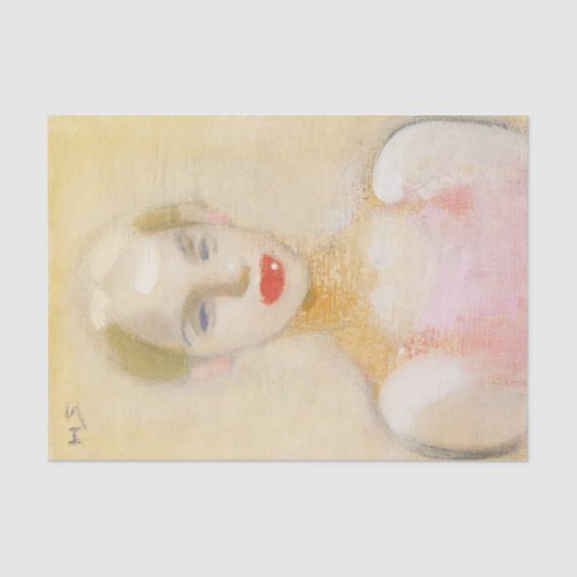 Circus girl, Helene Schjerfbek Seidenpapier (Vorderseite)