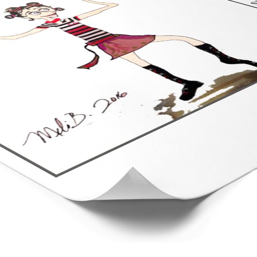 Circus Girl ~ original Poster (Ecke)