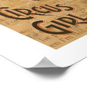 Circus Girl Poster (Ecke)