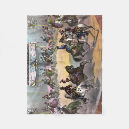 Circus Grand Finale, Circa 1872. Fleecedecke (Vorderseite)