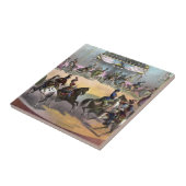 Circus Grand Finale, Circa 1872. Fliese (Seite)